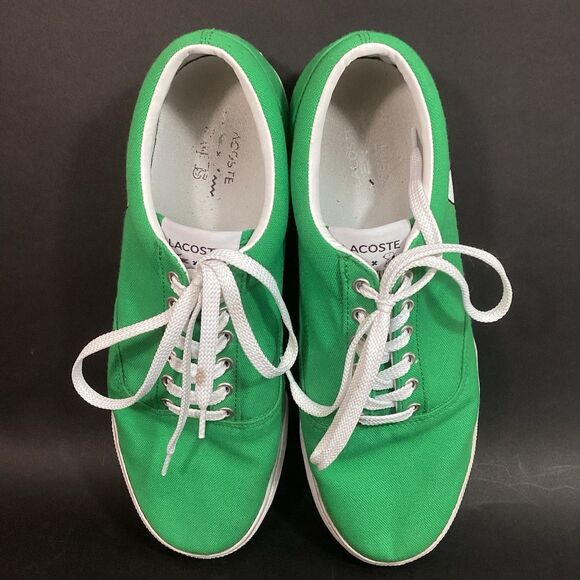 Lacoste x Peanuts Jumpserve -Men's 10.5 -Green Snoopy -Limited Edition Sneakers - Picture 4 of 12